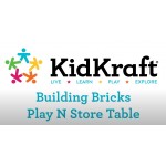Masuta de construit piese LEGO Building Bricks Play N Store Table Kidkraft